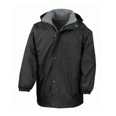 (L, Black/Grey) Result Mens StormDri Reversible Waterproof Jacket