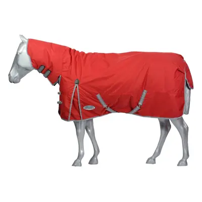 (6', Red/Silver/Navy) Weatherbeeta Comfitec Classic Lite Plus Combo Neck Horse Turnout Rug