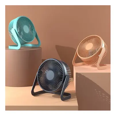 (Blue) Inches Rotate USB Desk Fan Speeds Air Cooling Fan for Home Office Desktop Car Outdoor Tra