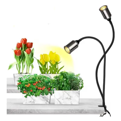 (EU Plug) Yellow Light Full Tube Enough Double-headed Three-Speed Five-speed Dimming LED Plant L