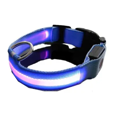 () LED Pet Dog Collar Night Safety Dog Flashing Collar