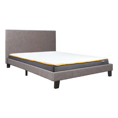 Grey King Size Bed Frame Birlea Berlin Fabric 5FT 150CM Upholstered