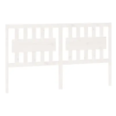 (white, 155.5 x x cm) vidaXL Bed Headboard Home Bedroom Decorative Bed Header Panel Solid Wood P