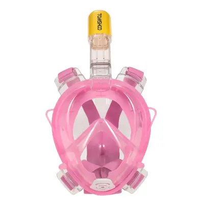 (Pink, M) Adult female and teenagers Swimming Diving Snorkel Mask