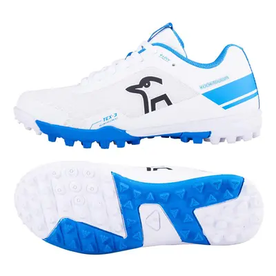 (12 UK Child, White/Royal Blue) Kookaburra Childrens/Kids KC 5.0 Rubber Cricket Shoes