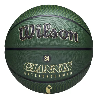 WILSON NBA Player Icon Outdoor Basketball - Giannis Antetokounmpo, Size 7-29.5"