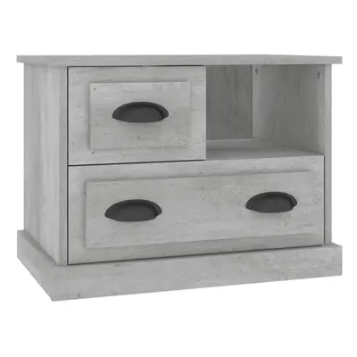 (concrete grey) vidaXL Bedside Cabinet Bedside Table Nightstand Side Table Telephone Stand