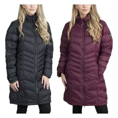 Trespass Womens Micaela Lightweight Long Down Jacket Coat