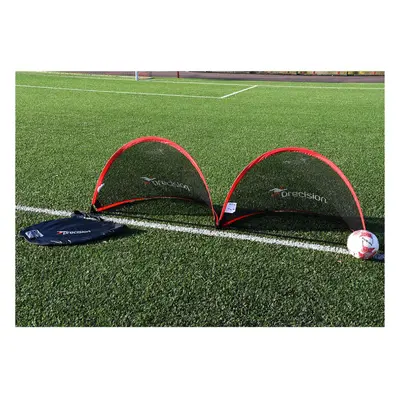 2 PACK - x 80cm Pop Up Football Training Goal / Net - Portable Side Game