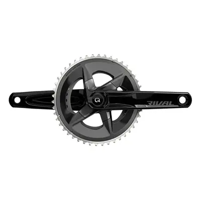 (172.5 MM - 46-33T, Black) SRAM Rival D1 Quarq Road Power Meter Dub BB Not Included