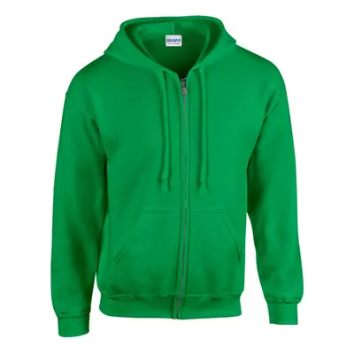 (3XL, Irish Green) Gildan Mens Heavy Blend Full Zip Hoodie