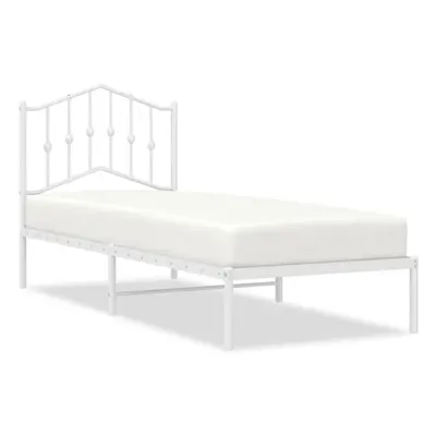 (with headboard, x cm) vidaXL Metal Bed Frame Home Bedroom Bed Base Mattress Foundation Bedstead