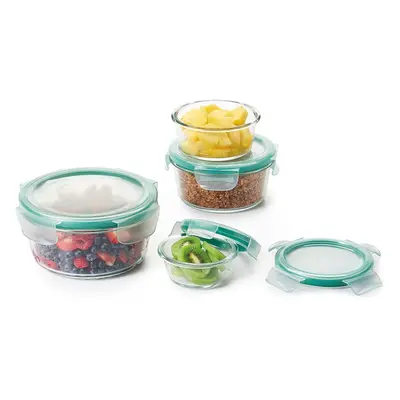 OXO Good Grips Piece Smart Seal Airtight Glass Round Container Set