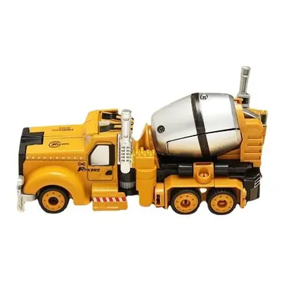 (Blender) Metal Truck Hercules In Combination Robot Excavator Crane Vehicle Transformable Toys