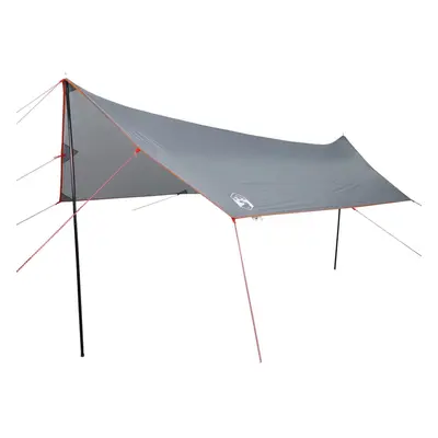 (grey and orange, oxford) vidaXL Camping Tarp Outdoor Patio Tarpaulin Shelter Sunshade Green Wat