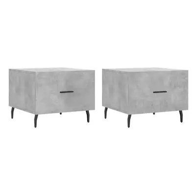 (concrete grey) vidaXL Coffee Table Side Table Sofa Table Telephone Table Engineered Wood