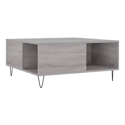 (grey sonoma) vidaXL Coffee Table Side Table Sofa Couch Table Sonoma Oak Engineered Wood