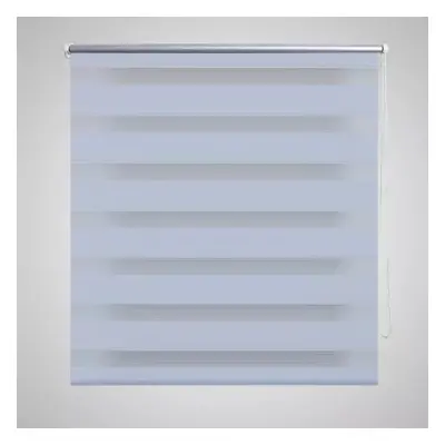 vidaXL Zebra Blind 120x175cm White Home Office Window Roller Shade Sunscreen