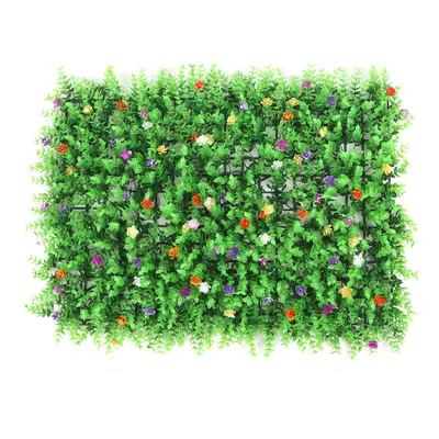 (D) 40x60cm Artificial Hedge Mat Foliage Plant Wall Fence Grass Greenery Panel Decorations