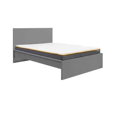 Double Bed Frame Grey Birlea Oslo 4FT6 Modern Bedstead