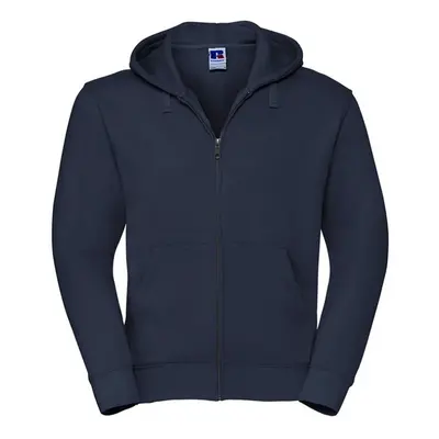 (XS, French Navy) Russell Mens Authentic Full Zip Hoodie