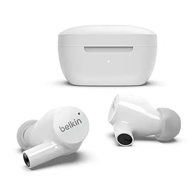 Belkin Wireless Earbuds, SoundForm Rise True Wireless Bluetooth 5.2 Earphones with Wireless Char