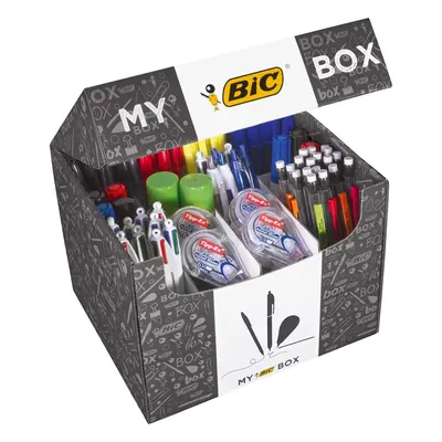 My BIC Box Stationery Gift Set and Variety Pack - Box of Essential Stationary Products in Conven