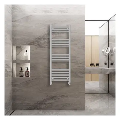 (1400x500mm) Warmehaus Straight Heated Towel Rail Central Heating for Bathroom Kitchen Radiator 