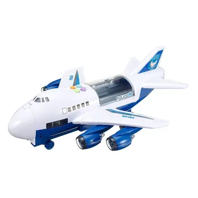 () Children's Large Inertial Airplane Toys Early Education Sound Light Story Set