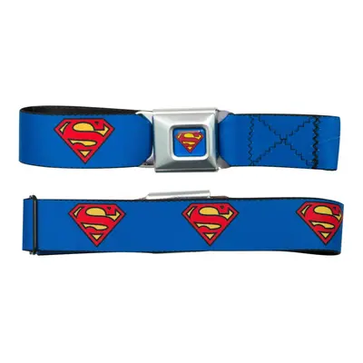 Superman Logo Seatbelt Buckle Belt