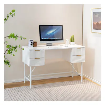 Home Office Desk Computer Desk Study Writing Table PC Workstation W/ Drawers