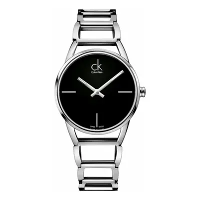 Calvin Klein Stately Ladies Watch K3G23121|Black Dial|Stainless Stylish Strap