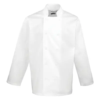 (XXL, White) Premier Unisex Chefs Jacket (Pack of 2)