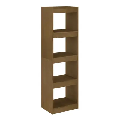 (honey brown, x x 135.5 cm) vidaXL Book Cabinet/Room Divider Storage Book Rack Bookshelf Solid W