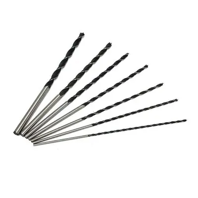 7pcs 4/5/6/7/8/10/12mm 300mm Brad Point Twist Drill Bits Set Wood Working Tool