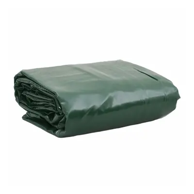 vidaXL Tarpaulin Cover Ground Sheet Waterproof Camping Tarp Green g/mÃÂ²