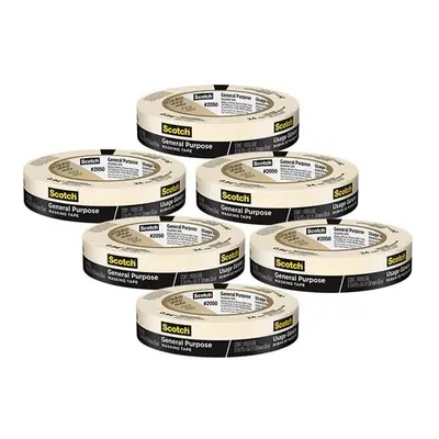 3M MMM205024AP-6 Masking Tape - mm General - Pack of