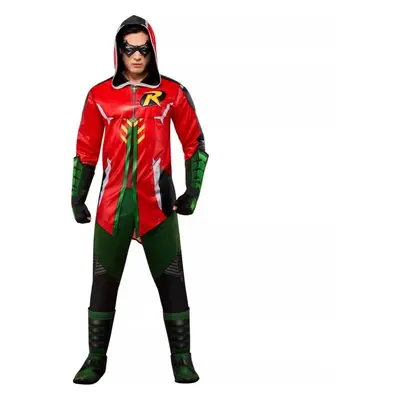 (M, Multicoloured) DC Comics Mens Deluxe Robin Costume