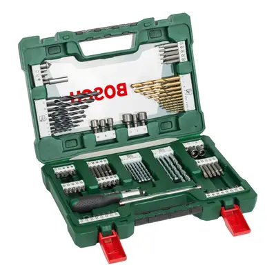 Bosch pcs. Titanium Drill and Screwdriver Bit Set V-Line (for Wood, Masonry and Metal, Including