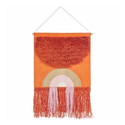 Fabric Wall Hanging KAMALIA Cotton Orange cm