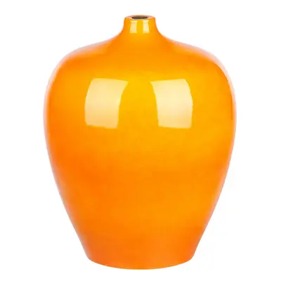 Flower Vase TERRASA Ceramic Orange