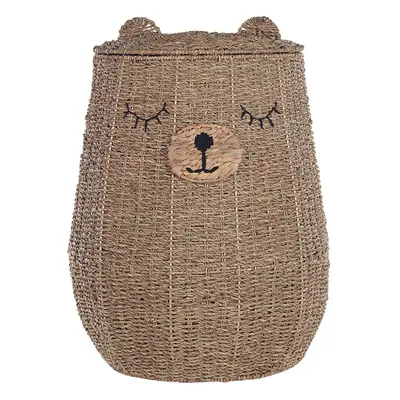 Seagrass Wicker Bear Basket Natural FULAN