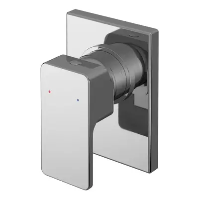 Square Concealed Manual Shower Valve (1 Outlet) - Chrome