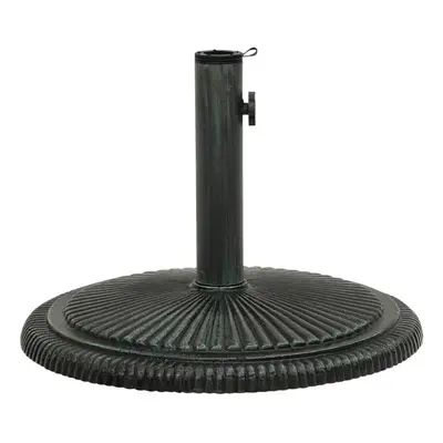 (green, x x cm) vidaXL Umbrella Base Outdoor Parasol Stand Garden Umbrella Holder Cast Iron