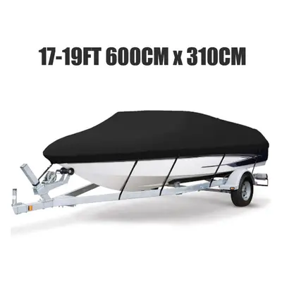 (17-19ft) 11-22ft Barco Boat Cover Anti-UV Waterproof Heavy Duty 210D Marine Protector Trailerab