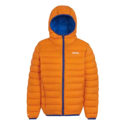 (15-16 Years, Persimmon/Oxford Blue) Regatta Childrens/Kids Marizion Hooded Padded Jacket