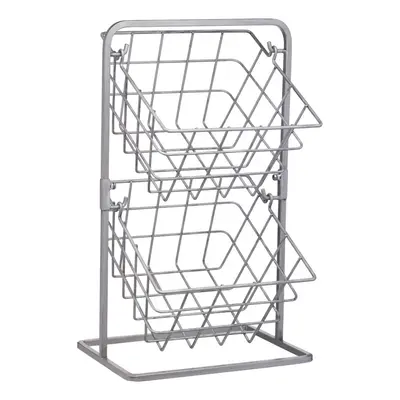 Industrial Kitchen Tier Distressed Paintwork Industrial Style Wire Storage Baskets