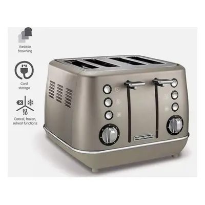 Morphy Richards Evoke Slice Toaster Platinum