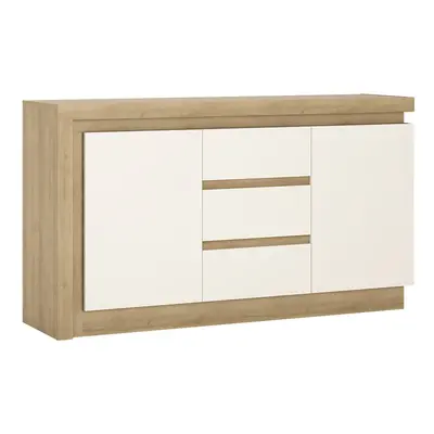 2 door drawer sideboard (including LED lighting)