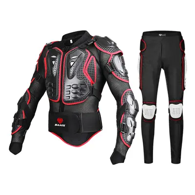 (Jacket trousers RW, 2XL) Motorcycle Racing Body Armor Protector Gear